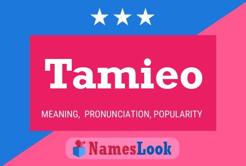 Tamieo Name Poster