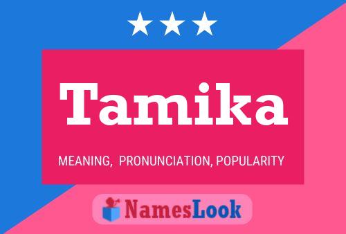 Tamika Name Poster