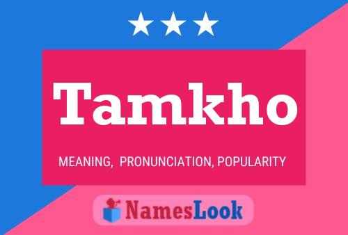 Tamkho Name Poster