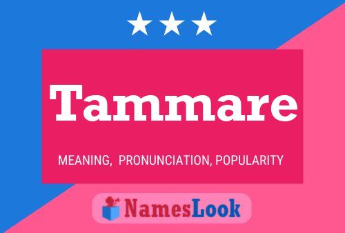 Tammare Name Poster