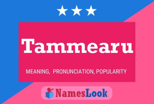 Tammearu Name Poster