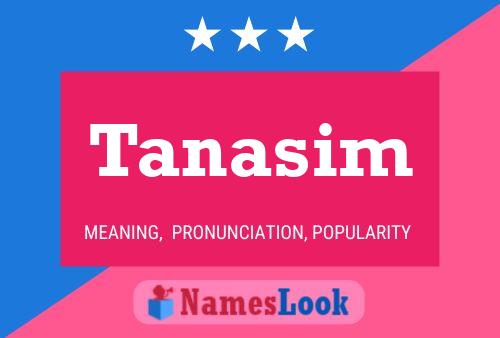 Tanasim Name Poster