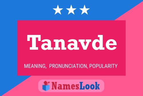 Tanavde Name Poster