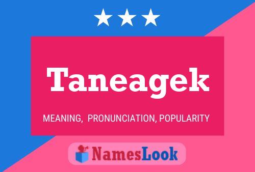 Taneagek Name Poster