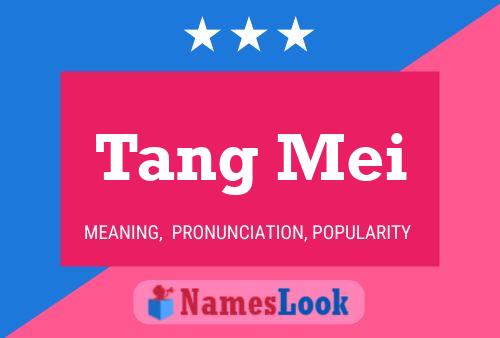 Tang Mei Name Poster