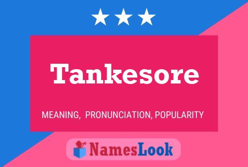 Tankesore Name Poster