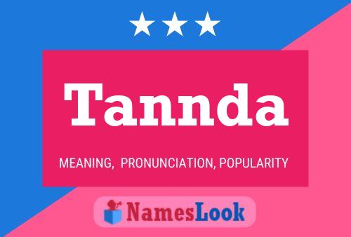 Tannda Name Poster