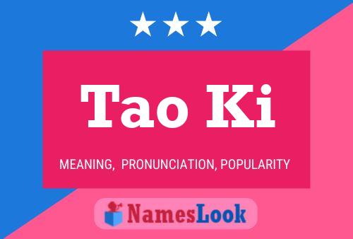 Tao Ki Name Poster