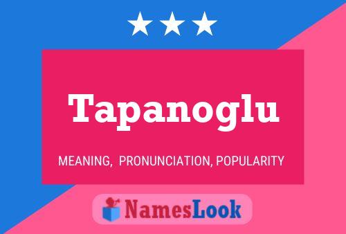 Tapanoglu Name Poster