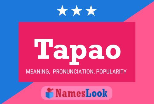 Tapao Name Poster