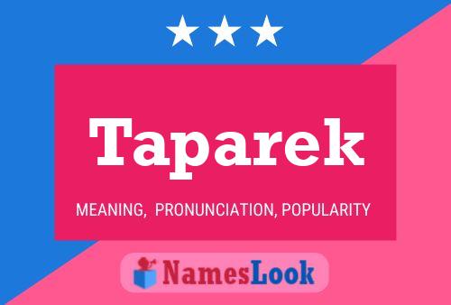 Taparek Name Poster