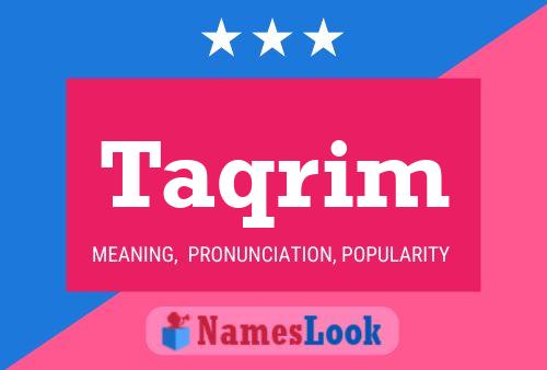 Taqrim Name Poster