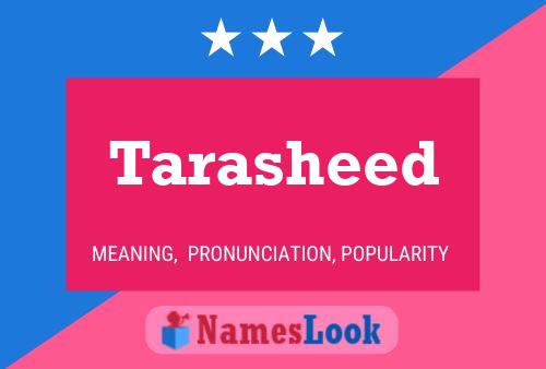 Tarasheed Name Poster