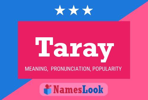 Taray Name Poster