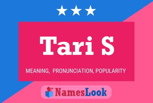 Tari S Name Poster