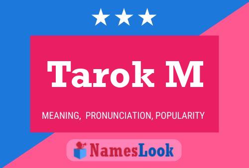 Tarok M Name Poster