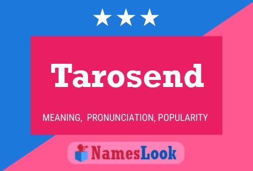 Tarosend Name Poster