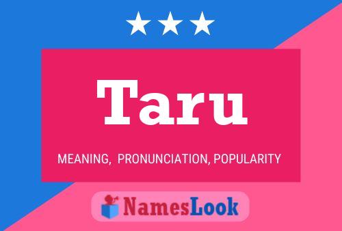 Taru Name Poster