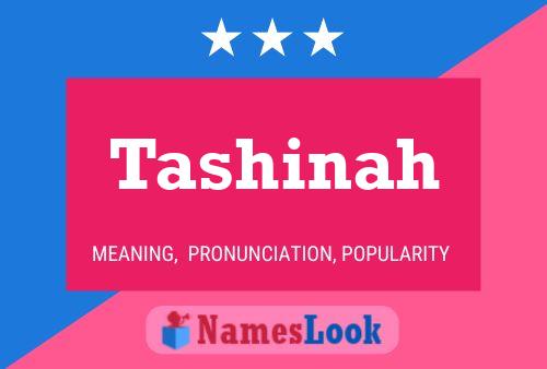 Tashinah Name Poster