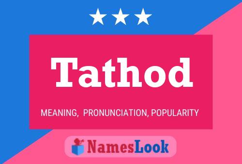 Tathod Name Poster