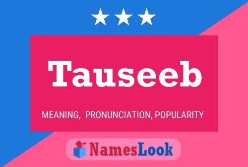 Tauseeb Name Poster