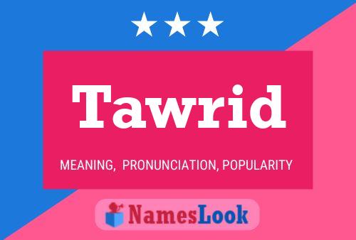 Tawrid Name Poster