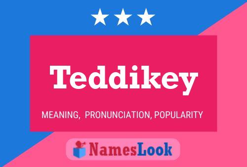 Teddikey Name Poster