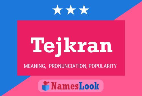 Tejkran Name Poster