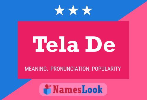 Tela De Name Poster