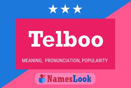 Telboo Name Poster