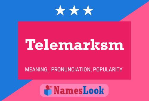 Telemarksm Name Poster