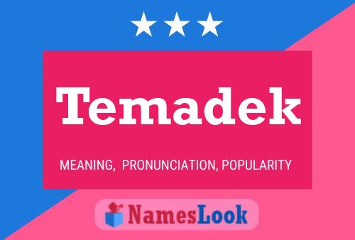 Temadek Name Poster