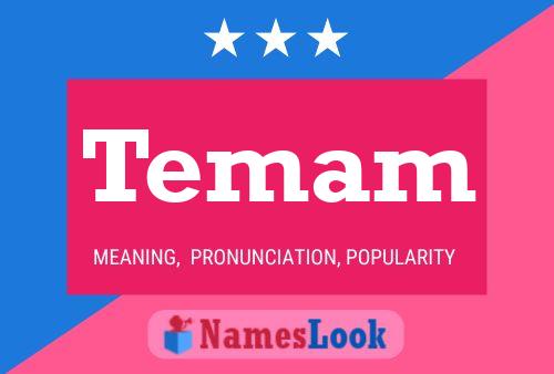 Temam Name Poster