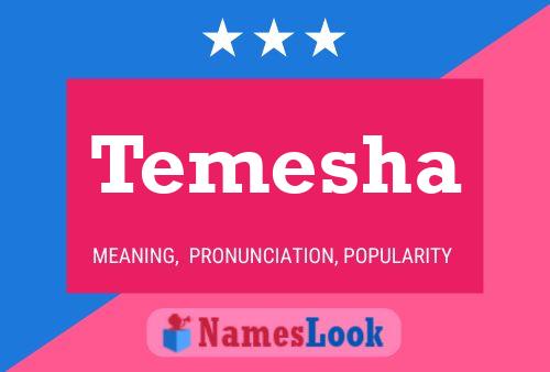 Temesha Name Poster