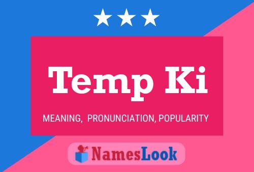 Temp Ki Name Poster