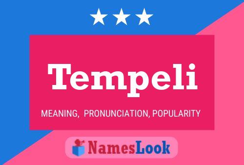 Tempeli Name Poster