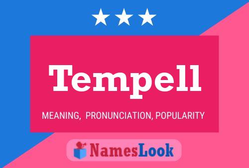 Tempell Name Poster