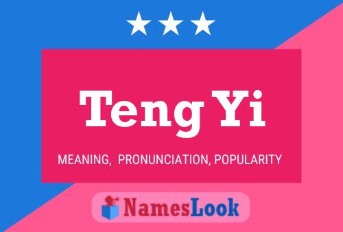 Teng Yi Name Poster