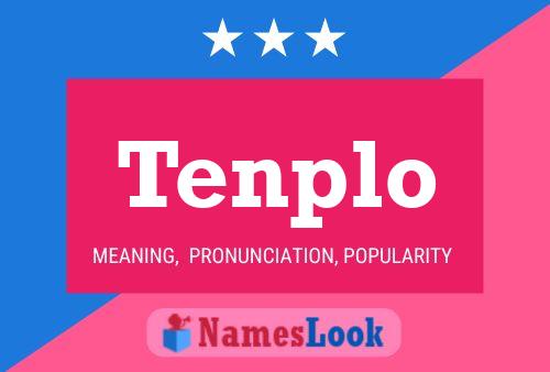 Tenplo Name Poster