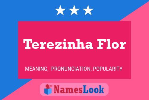 Terezinha Flor Name Poster