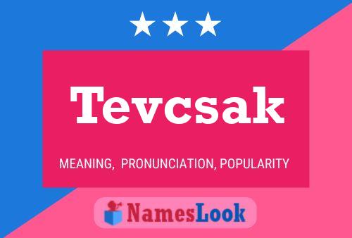 Tevcsak Name Poster