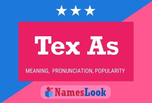 Tex As Name Poster