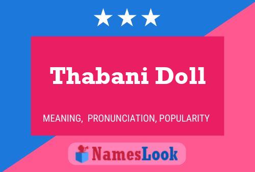 Thabani Doll Name Poster