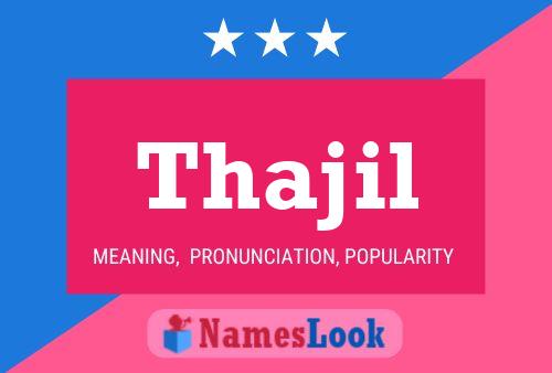 Thajil Name Poster