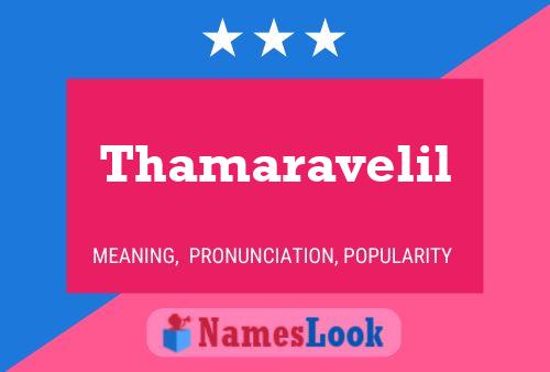 Thamaravelil Name Poster