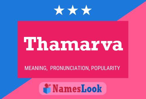 Thamarva Name Poster