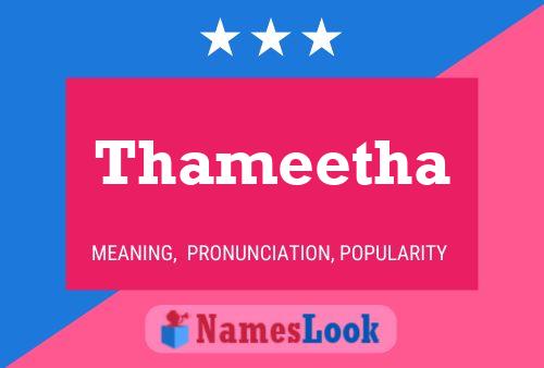 Thameetha Name Poster