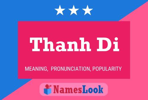 Thanh Di Name Poster