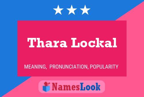 Thara Lockal Name Poster