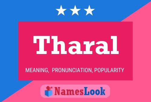 Tharal Name Poster